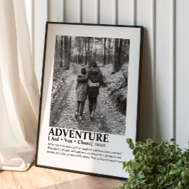 Personalisiertes Foto für benutzerdefinierte Meldu Poster