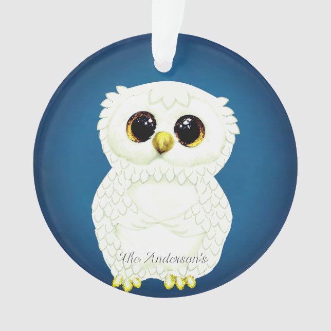 Personalisiertes Foto für benutzerdefinierte Vogel Ornament (Vorderseite)
