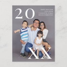 Personalisiertes Foto für das neue Jahr (Postkarte Postkarte