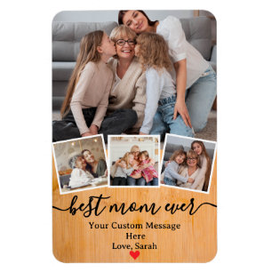 Personalisiertes Foto für die beste Mama je Mutter Magnet