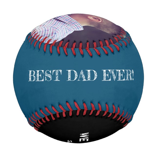 Personalisiertes Foto für die ganze Familie Bester Baseball (Vorderseite)