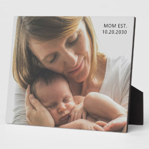 Personalisiertes Foto für die neue Mama Fotoplatte