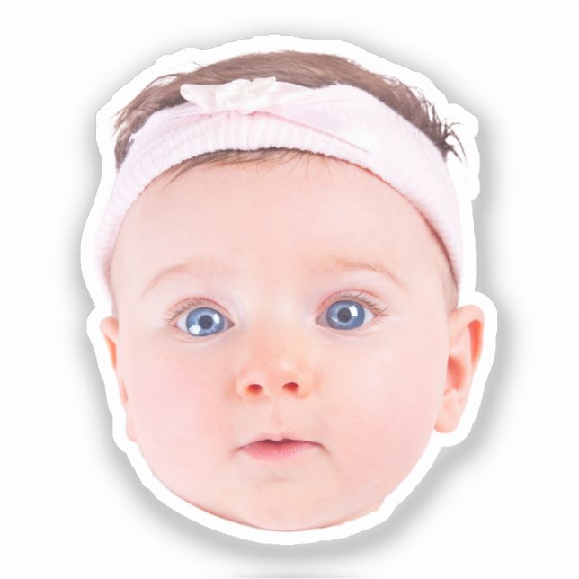 Personalisiertes Foto für die  Oberfläche von Aufk Aufkleber (Vorderseite)