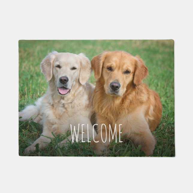 Personalisiertes Foto für Haustiere Hauskatze Fußmatte (Vorderseite)