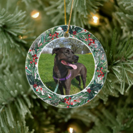 Personalisiertes Foto für Haustiere Keramik Ornament