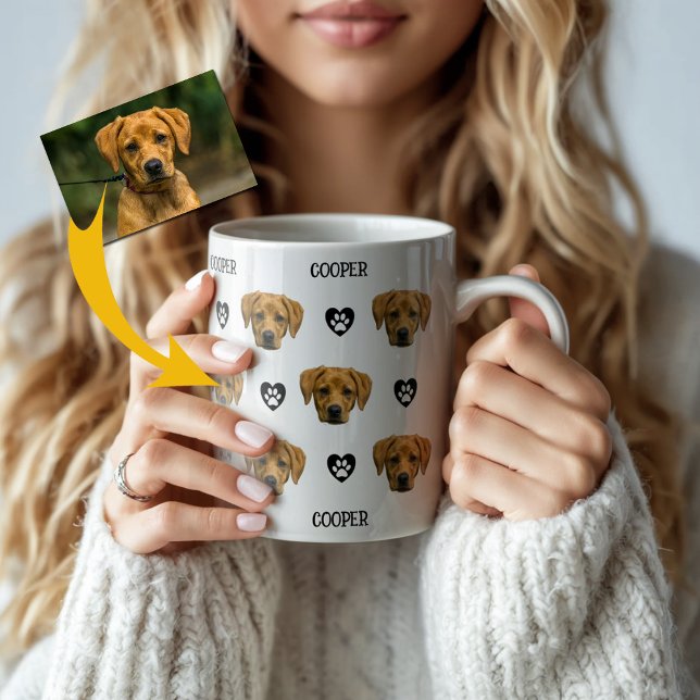 Personalisiertes Foto für Hunde Kaffeetasse (Von Creator hochgeladen)