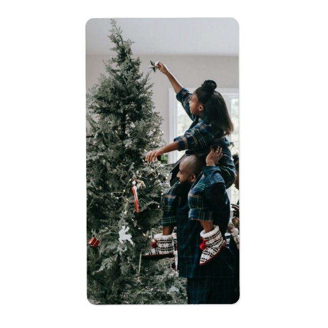 Personalisiertes Foto für moderne Weihnachtsfamili (Vorne)