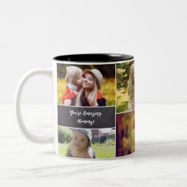 Personalisiertes Foto für Mutter Zweifarbige Tasse