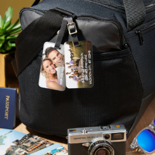 Personalisiertes Foto Gepäckmarke Gepäckanhänger