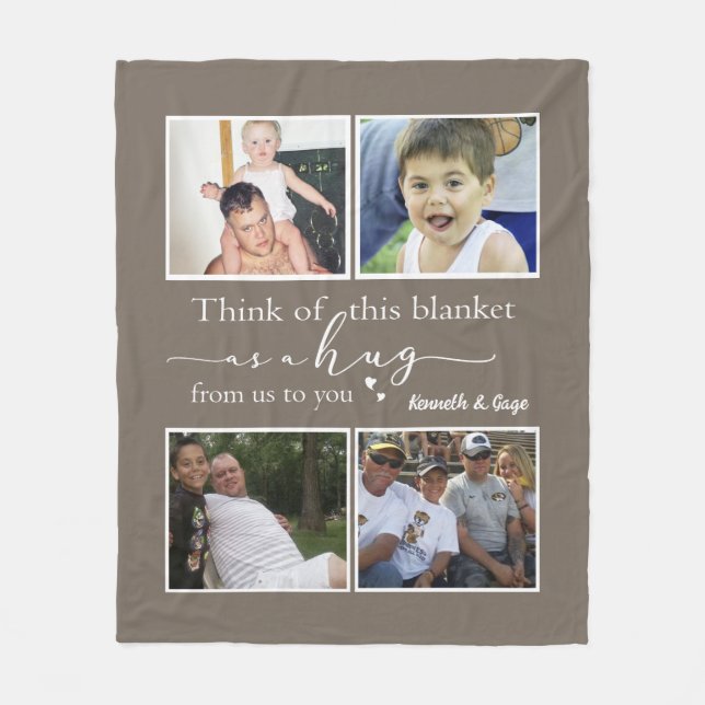 Personalisiertes Foto Geschenk für Mama Blanket fü Fleecedecke (Vorderseite)