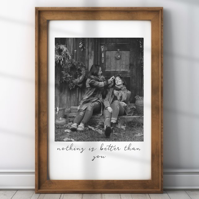 Personalisiertes Foto-Geschenk für Mama mit Bildbe Poster (Von Creator hochgeladen)