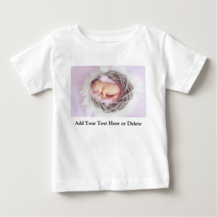 Personalisiertes Foto-Geschenk für Neugeborene Bab Baby T-shirt
