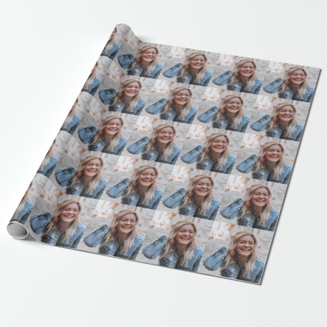 Personalisiertes Foto Geschenkpapier (Ungerollt)