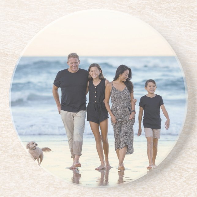 Personalisiertes Foto Getränkeuntersetzer (Vorne)