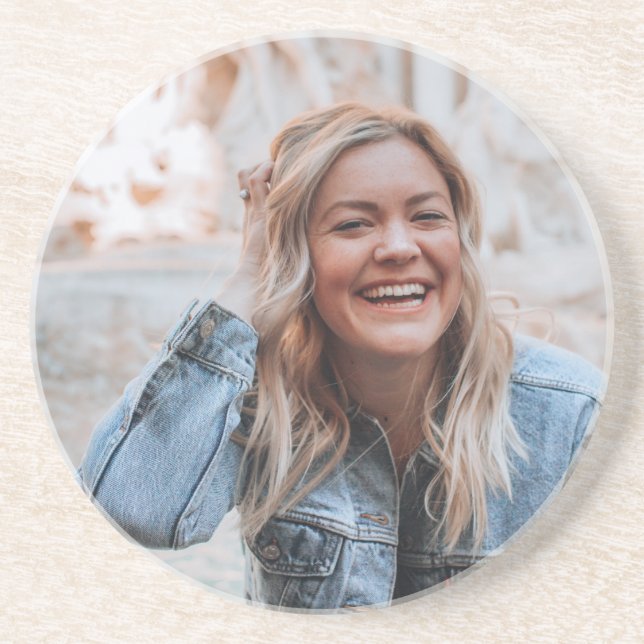 Personalisiertes Foto Getränkeuntersetzer (Vorne)