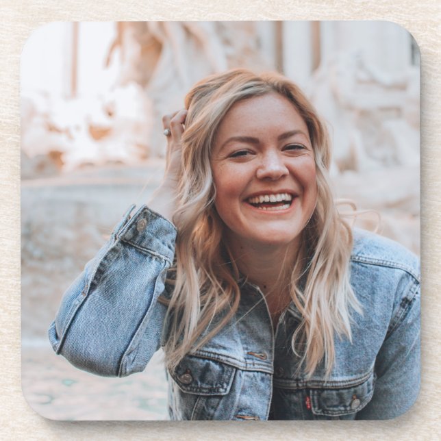 Personalisiertes Foto Getränkeuntersetzer (Vorderseite)