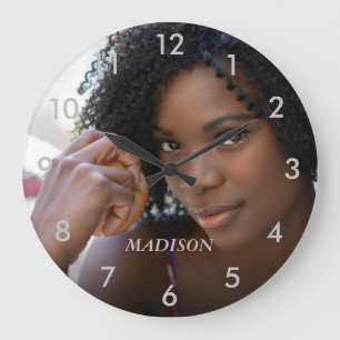 Personalisiertes Foto Großuhr Große Wanduhr