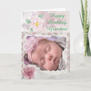 Personalisiertes Foto Happy Birthday Oma Card Karte