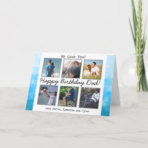 Personalisiertes Foto Happy Birthday Vater Card Karte