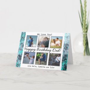 Personalisiertes Foto Happy Birthday Vater Card Karte