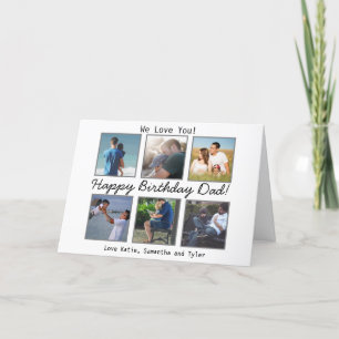 Personalisiertes Foto Happy Birthday Vater Card Karte