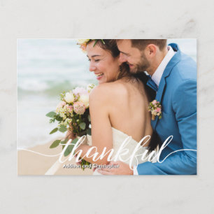 Personalisiertes Foto Hochzeit in Urlaubsort Viele Ankündigungspostkarte