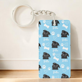 Personalisiertes Foto Hund Lover Instagramm Schlüsselanhänger