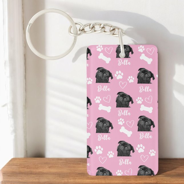 Personalisiertes Foto Hund Lover Instagramm Schlüsselanhänger (Von Creator hochgeladen)