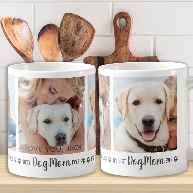 Personalisiertes Foto Hunde Mama Kaffee Tasse (Von Creator hochgeladen)
