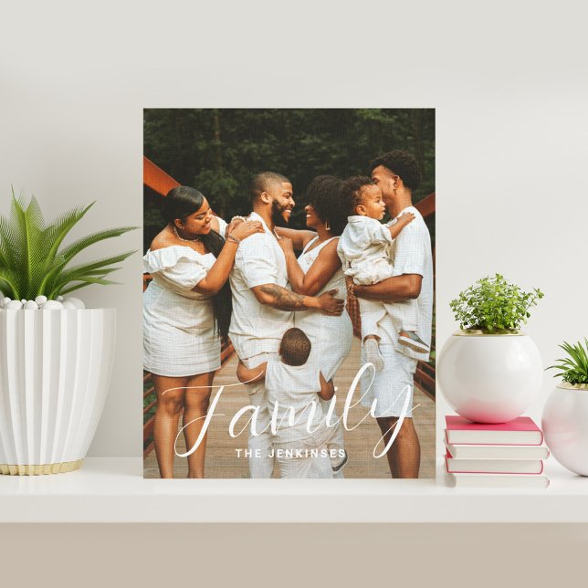 Personalisiertes Foto in Familienleben - überwunde Leinwanddruck (Von Creator hochgeladen)