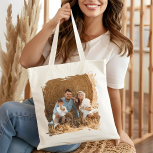Personalisiertes Foto individuell Familie passende Tragetasche