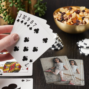 Personalisiertes Foto individuell Spielkarten