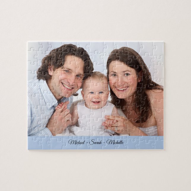 Personalisiertes Foto Individuelle Name Jigsaw Puz (Horizontal)