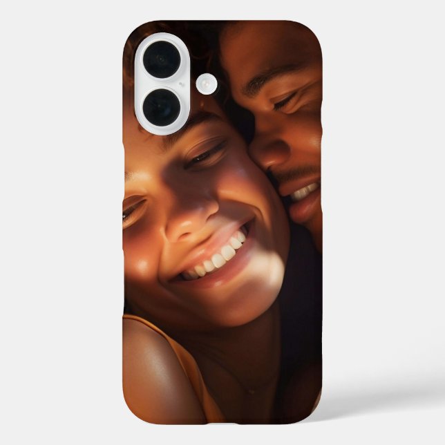 Personalisiertes Foto iPhone 16 Hülle (Rückseite)
