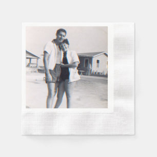 Personalisiertes Foto Jubiläum Partys Napkins Serviette