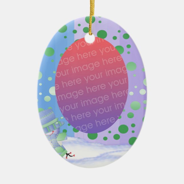 Personalisiertes Foto Keepake Ornament (Vorne)