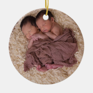 Personalisiertes Foto Keramik Ornament