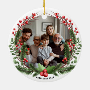 Personalisiertes Foto Keramik Ornament