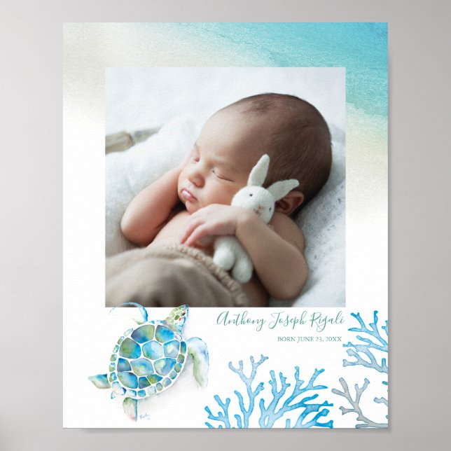 Personalisiertes Foto Kinderzimmer Kunst, Dichtung Poster (Vorne)