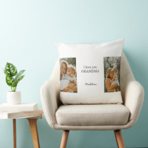 Personalisiertes Foto Kissen - I Liebe You Oma