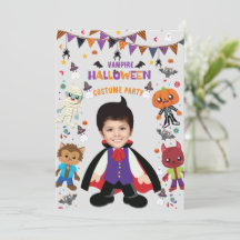 Personalisiertes Foto Kostüm Party Halloween Kinde