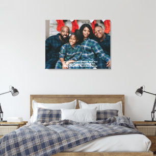 Personalisiertes Foto Leinwand, Weihnachts-Foto Leinwanddruck