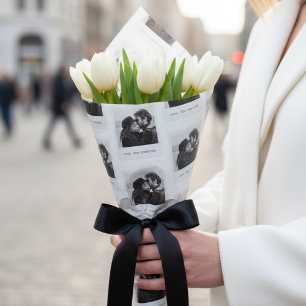 Personalisiertes Foto – Liebe dich für immer Geschenkpapier