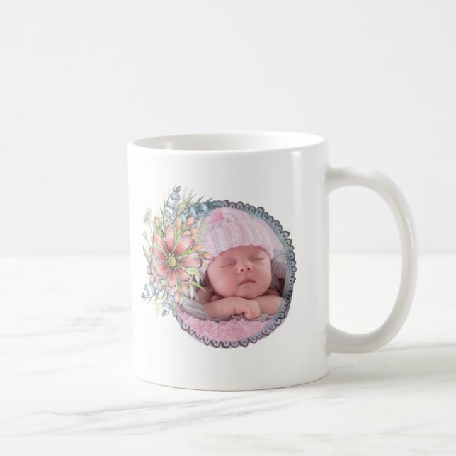 Personalisiertes Foto Liebe Sie Oma Kaffee Tasse (Rechts)