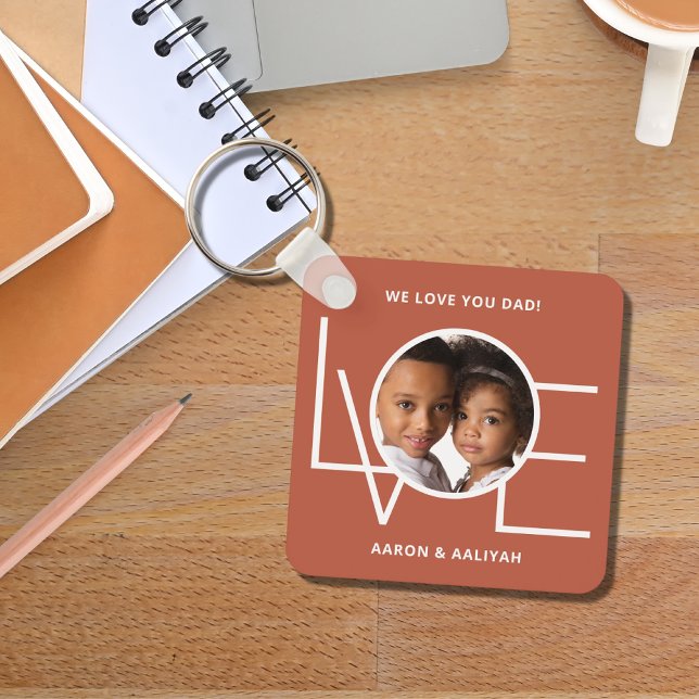 Personalisiertes Foto Liebe Vater Schlüsselanhänger (Von Creator hochgeladen)