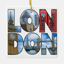 Personalisiertes Foto London Europe City Typografi