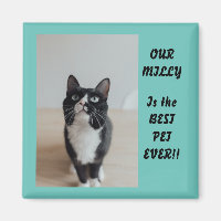 Personalisiertes Foto Magnet Bester Begleiter je