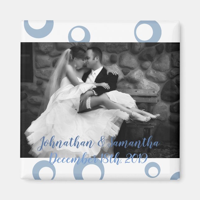 Personalisiertes Foto Magnet Seepferd Ocean Beach (Vorne)