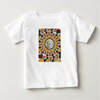 Personalisiertes Foto-Mandala-Design-Baby-Shirt