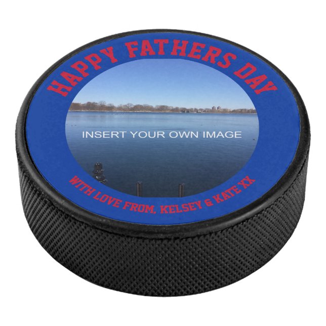 Personalisiertes Foto Message Hockey Puck (3/4)